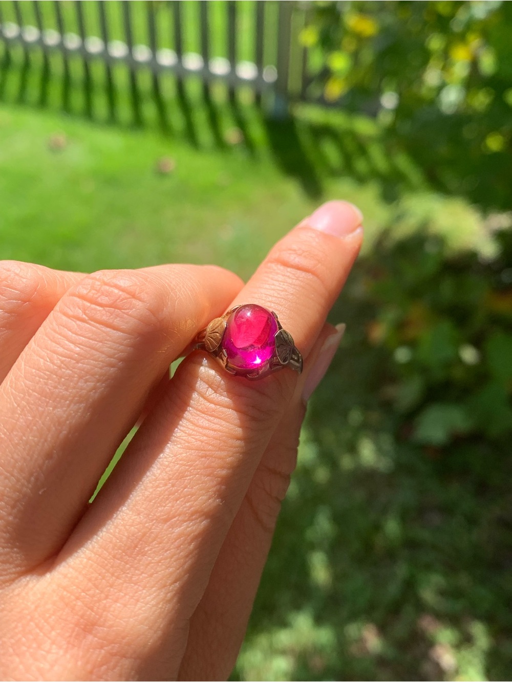 10k vintage ruby ring - Picture 6 of 11
